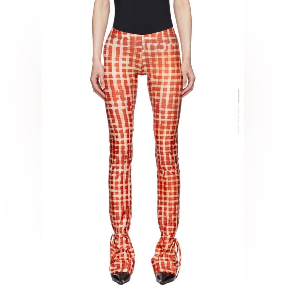 KNWLS Red Check Leggings